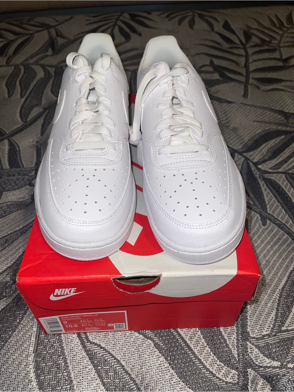 Unisex Nike Court Vision / Size Description